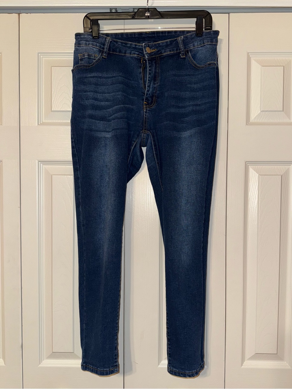 SHEIN SXY Dark Wash Skinny Jeans